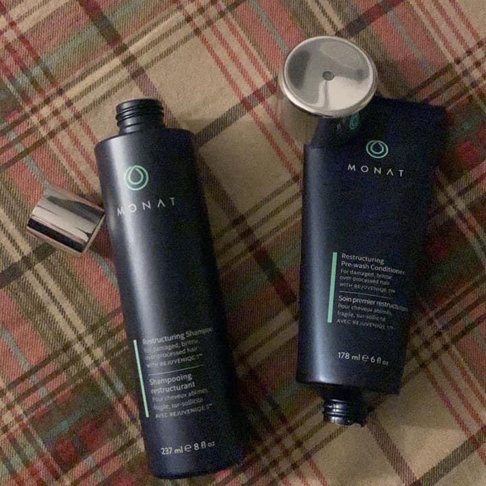 Monat restructuring shampoo and conditioner